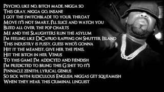 Slaughterhouse - Asylum ft. Eminem (Lyrics)