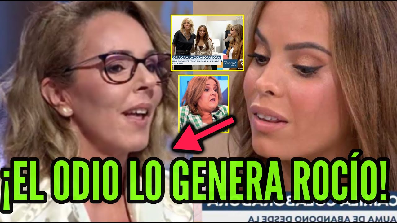 🤚HUMILIATION BOMBSHELL GEMA LÓPEZ AND GLORIA CAMILA SINK ROCÍO CARRASCO AND PILAR VIDAL ON ANTENA 3 - YouTube