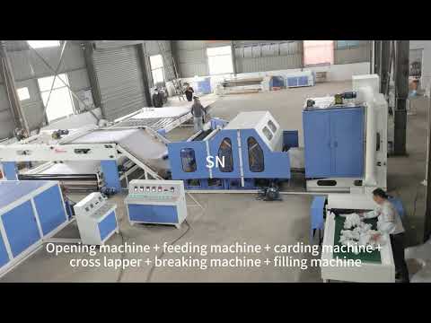 Nonwoven Wool Felt Making Machine | Polyester Wadding & Needle Punching Line