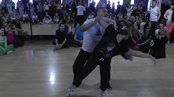 Kadu & Larissa, Zouk Workshop 1, Snow Burner Zouk Fest 2014