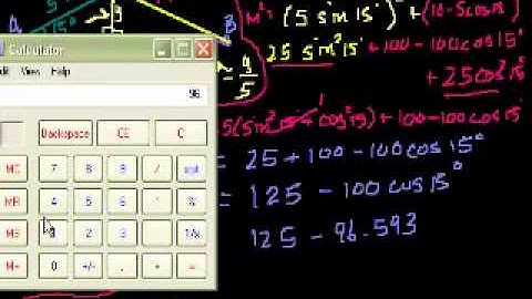 Trigonometry Word Problems Part 2