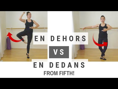 Confused on which way to turn? Watch this! En dehors vs En dedans turning from 5th.
