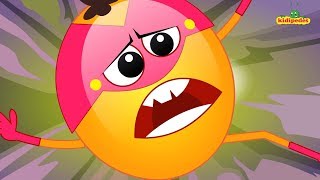 Humpty Dumpty Nursery Rhymes For Children I Emoji Twist I Kindergarten Songs For Preschool Kids