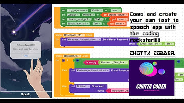 Speechobot!!! | Text to speech App in : KODULAR, MAKEROID and THUNKABLE!!!!!!!!!! *UNDER 5 MINUTES*