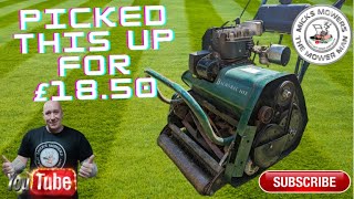Atco Balmoral Cylinder Lawnmower is in need of a good service..