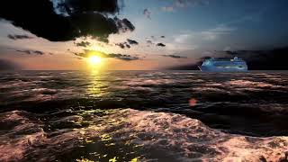 Ocean Waves and Ship Sailing Sounds for Sleep, Study and Relaxation