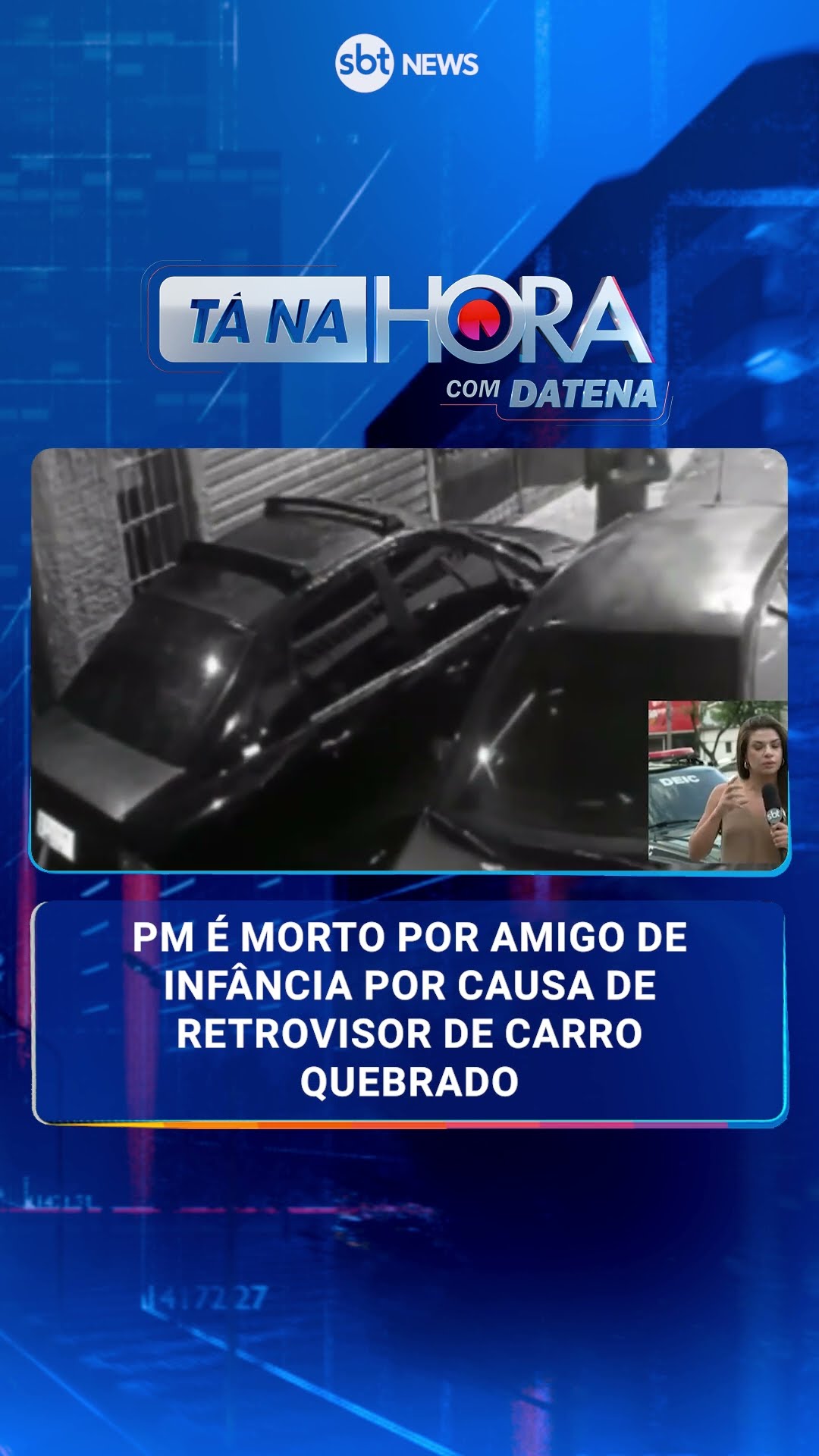 PM é morto por amigo de infância por causa de retrovisor de carro quebrado