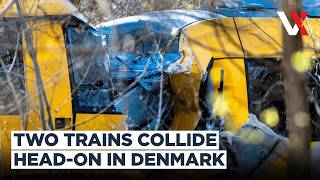 Head-On Train Collision North Of Copenhagen Denmark 17 Injured, 5 Critical Vertex