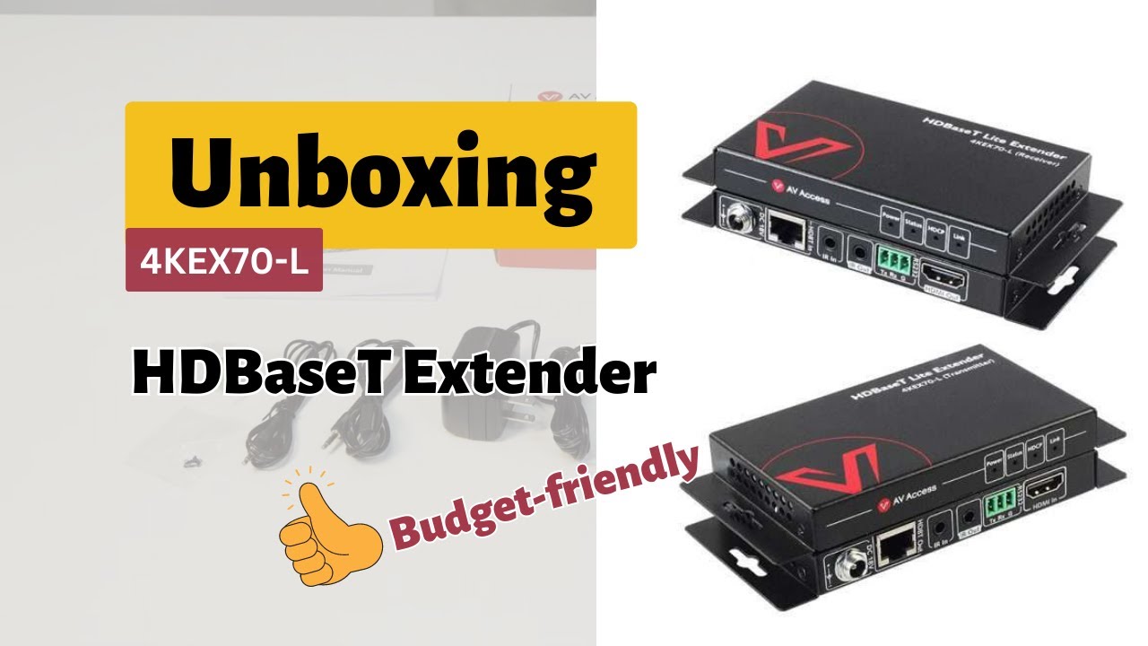 Unboxing 4KEX70-L | The HDBaseT Extender That Saves Your Budget