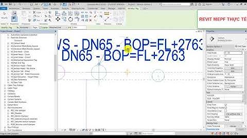 MẸO 1 PHÚT TẠO TAG ĐÁY ỐNG NƯỚC BOP      REVIT MEP
