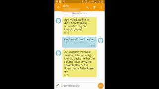 SmartSafe -Taking a screenshot for evidence collection on an Android phone