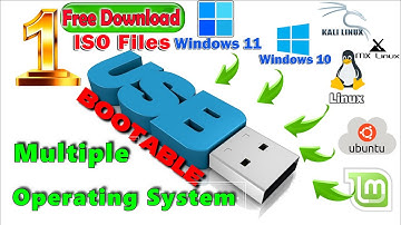 How to Create Windows 11 Bootable USB Flash Drive - Windows 11, 10, Linux | MultiBoot USB