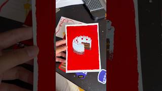 how I made this months print for my snail mail club
