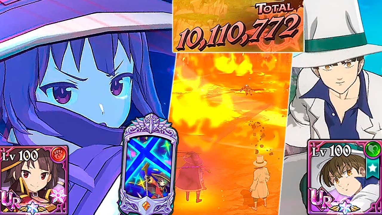 TIME 100% FOCADO EM EXPLOSÃO! MEGUMIN NO TIME DE HUMANOS! - The Seven Deadly Sins Grand Cross
