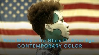 Nico Muhly + Ira Glass perform with color guard team Alter Ego in CONTEMPORARY COLOR film