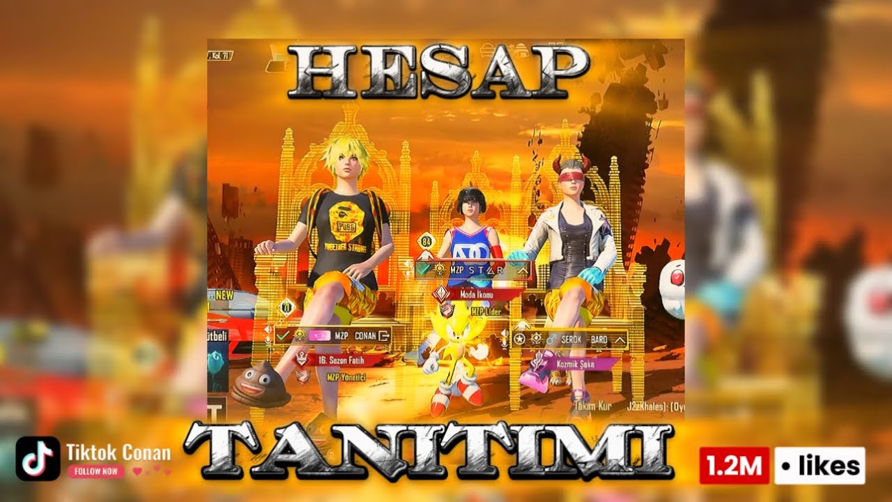 Hesap tanıtımı❗️Bölüm 1 Umarım keyf verir #pubgmobile #hesaptanıtımı #nadir #Conan