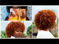 HOW to DYE your Natural Hair without BLEACH at home|REVLON Colorsilk Dye & CREME of NATURE BOX DYE