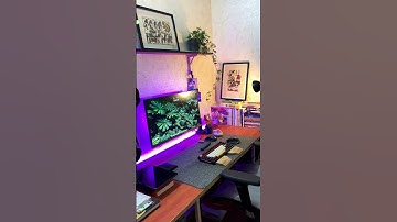 Góc setup bàn làm việc phong cách dân gian độc đáo #desksetup