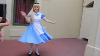 Alice Says Farewell To Her Friends In Tokyo Disneyland