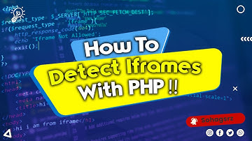 How To Detect Iframes With PHP | Easy PHP Code | PHP Tutorial | Sohag Srz