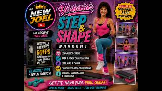 Victoria’s Step & Shape Workout 1991 | Full Vintage Step Aerobics Workout