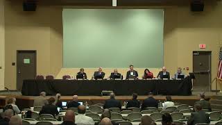 Live broadcast of the quarterly commission meeting
