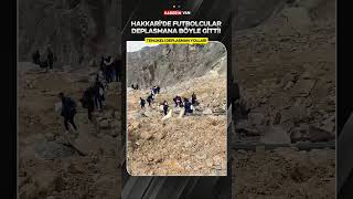 Skandal deplasman yolculuğu... Hakkari'deki ulaşım sorunu Futbolu da etkiledi! Yürüyerek geçtiler!