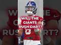 Why Jaxson Dart SHOULD NOT PLAY In 2025! #shorts #giants #nfl