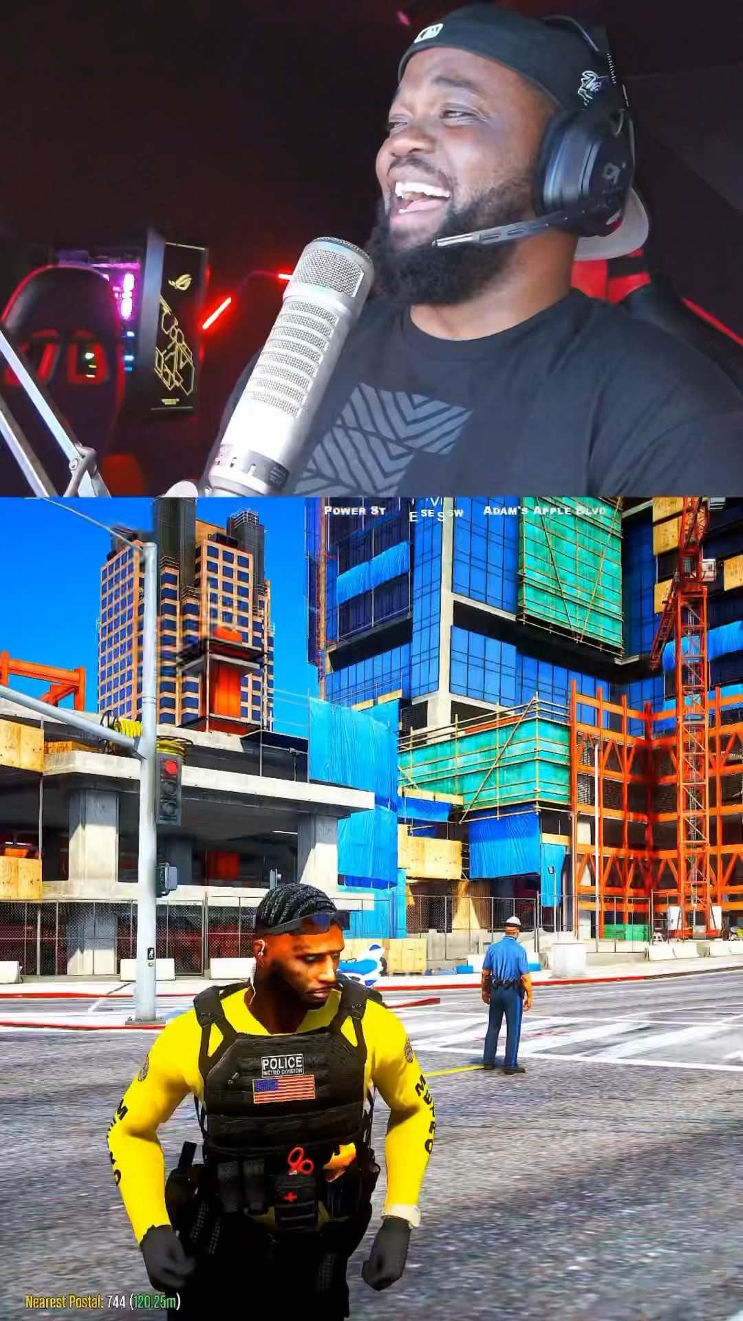 GTA just being GTA #gta5 #gta5rp #gta5videos #stevethegamer55