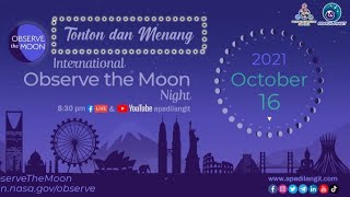 Tonton & Menang : International Observe the Moon Night 2021