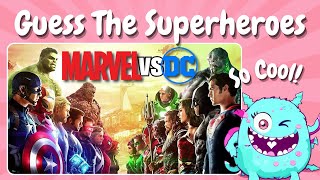 Guess The Name | Marvel vs DC Superheroes Challenge