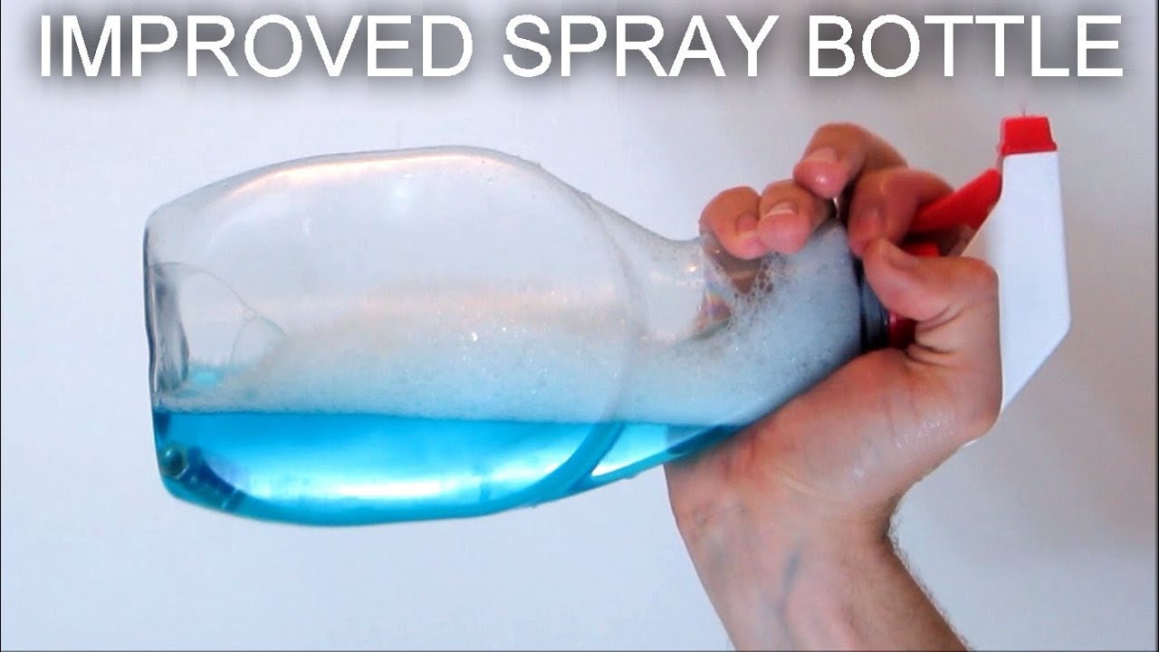 How to make a spray bottle that works in any orientation 