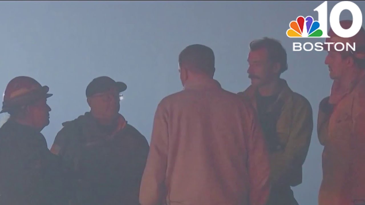 Crews continue battling brush fires amid ongoing dry conditions - YouTube