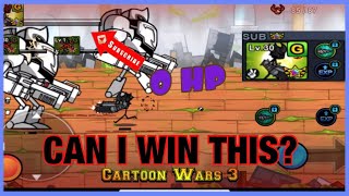 I FINISHED THE GAME WITH 0 HP LEFT! | Trying Infinity Spire Gunner! | Cartoon Wars 3 Gameplay screenshot 2