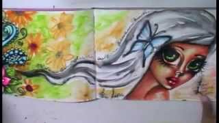 Art journal flip through.