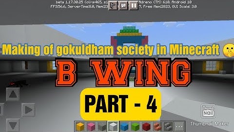 PART - 4 | MAKING OF GOKULDHAM SOCIETY IN MINECRAFT How to make Gokuldham society in Minecraft 🙏 []