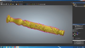 How to do design by Artcam for CNC router rotary device?