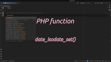 How to use date_isodate_set function in PHP? Mastering #php Date Manipulation Date_ISODate_Set!
