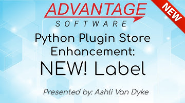 Python Plugin Store Enhancement: NEW! Label