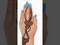 नेलपॉलिश के डब्बे से मेहंदी लगाना सीखें|#mehndi #mehndidesign #shortvideo 😍❤️‍🔥