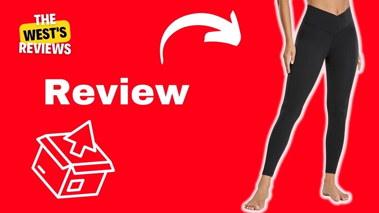 CRZ YOGA Womens Butterluxe Cross Waist Workout Leggings Review YouTube
