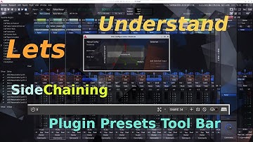 Ardour : 6.9 : Tutorial : Free Daw : Side Chain and Plugin Presets Tool Bar