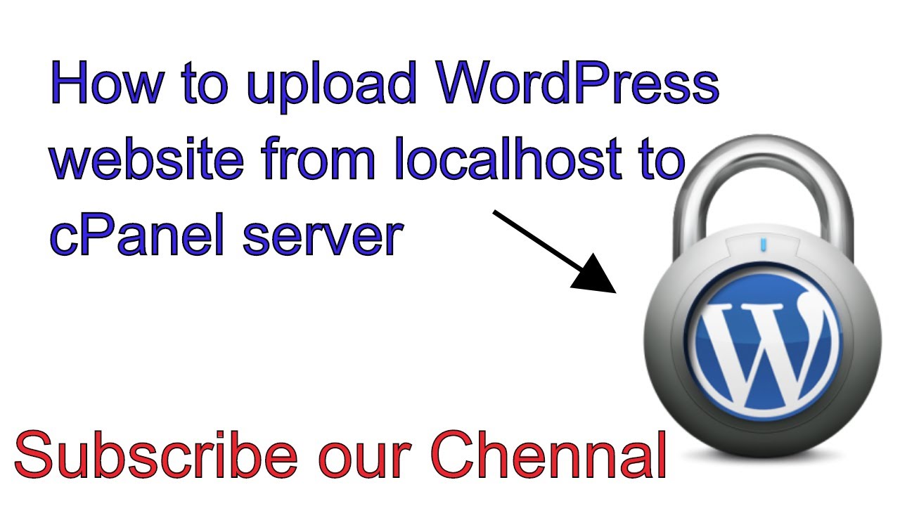 Upload wordpress