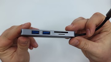 Choetech HUB-M08 Multi-function USB-C Adapter Unboxing