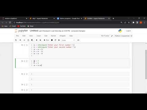 How to Swap two numbers in Python?