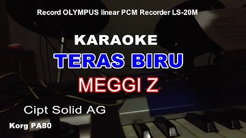 KARAOKE TERAS BIRU MEGGI Z. TES OLYMPUS RECORDER LS-20M