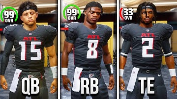I made a team of QBs in Madden