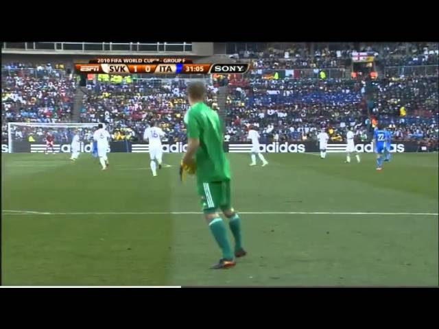 Eslováquia x Itália copa do mundo 2010 #gol #video #futebol