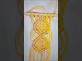 Macrame simple design idea ✨😍 #diy #macrame #handmade #decor #bohodecor