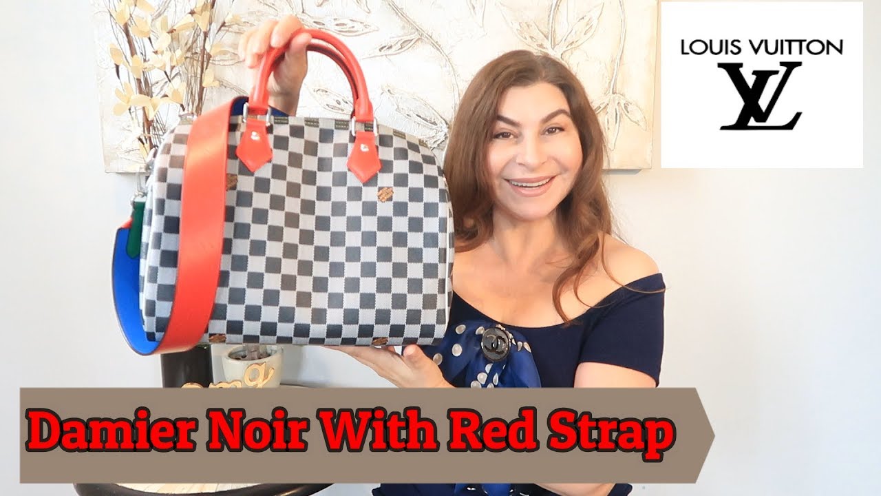 Louis Vuitton Damier Noir Speedy First Impression Plus Shoulder Strap Unboxing| OxanaLV - YouTube